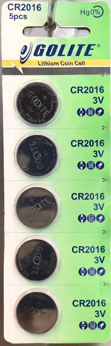 Golite CR2016 3V