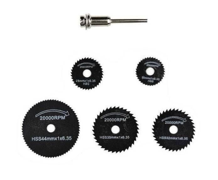 6 Pcs Accessories HSS Mini Circular Saw Blades - Image 4