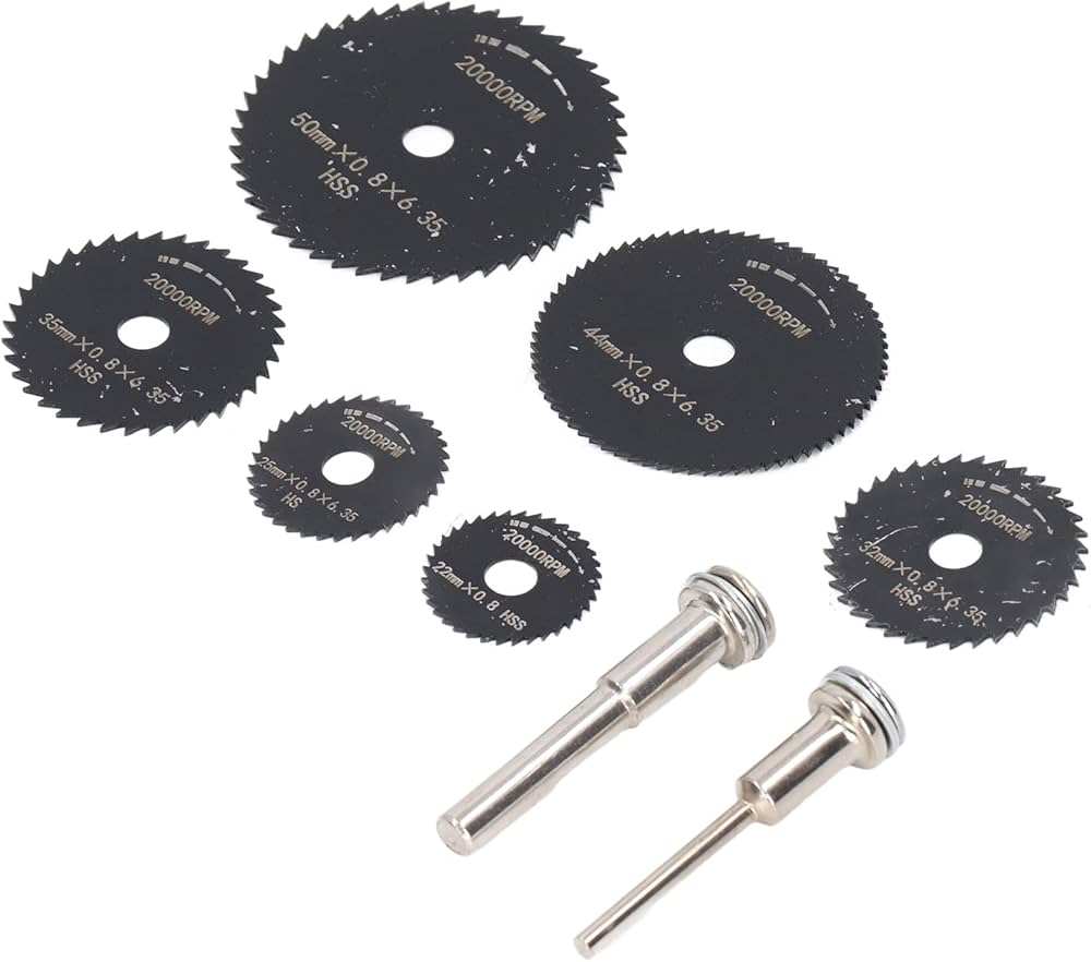 6 Pcs Accessories HSS Mini Circular Saw Blades - Image 5