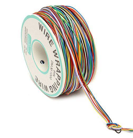 8-Wire Colored Insulation Wrapping Wire (P/N B-30-1000) 300M 30AWG - Image 2