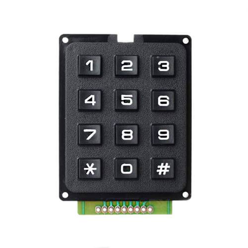 MCU Standard keyboard Matrix Keypad 12 Key (3×4)