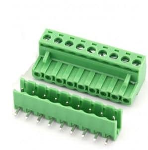 Pluggable Terminal Block 9 Pin 5.08mm Pitch KF2EDGR-5.08-9P (Right Angle Pin) - Image 2