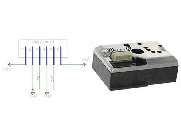 Air Quality and Dust Sensor GP2Y10 - Image 2