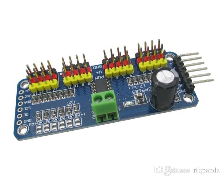 PCA9685 16-Channel 12-bit PWM Servo Motor Driver I2C Module for Arduino - Image 2