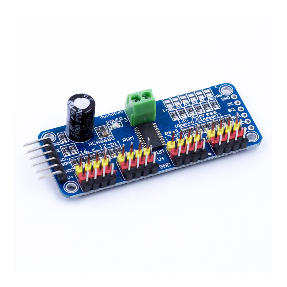 PCA9685 16-Channel 12-bit PWM Servo Motor Driver I2C Module for Arduino - Image 4