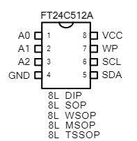 24C512 Kbit Serial I2C Bus EEPROM - Image 2