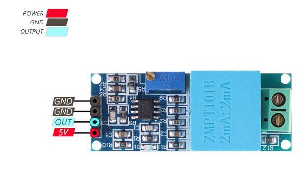 AC Voltage Sensor Module ZMPT101B - Image 2