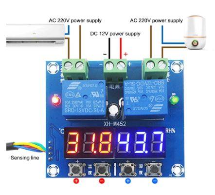 XH-M452 Dual Temperature & Humidity Control Module - Image 5