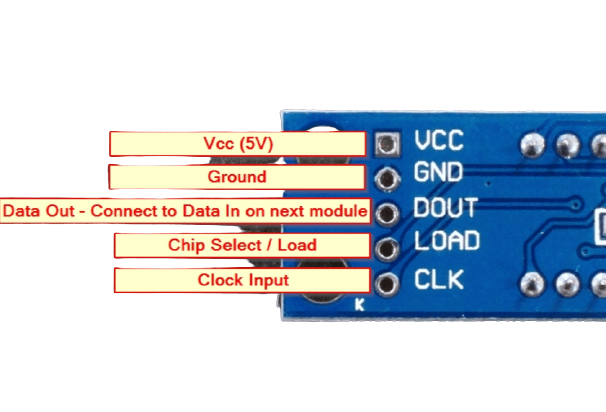 8 Digit Seven Segment Display Module with MAX7219 - Image 3