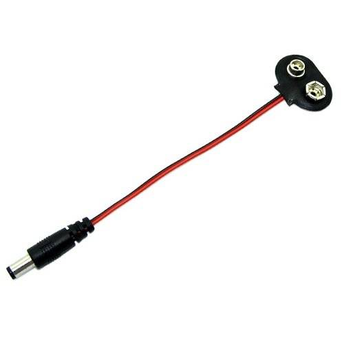 Battery Clip 9V Snap Connector with Power Plug - Image 2
