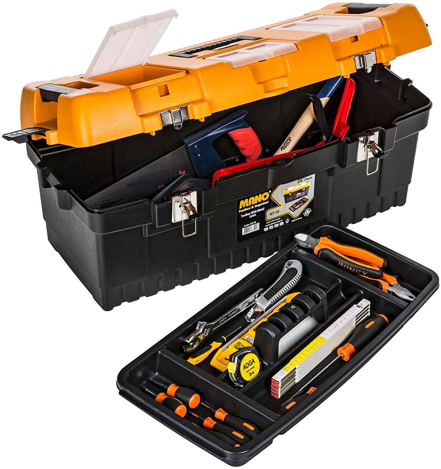 MANO MT-26 Tool Box with Metal Latch - Image 3
