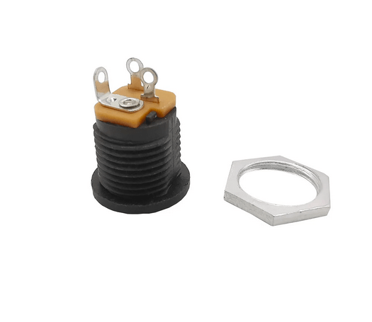 DC Power Panel Mount Female Socket Connector Jack Plug 5.5x2.1mm - Image 2