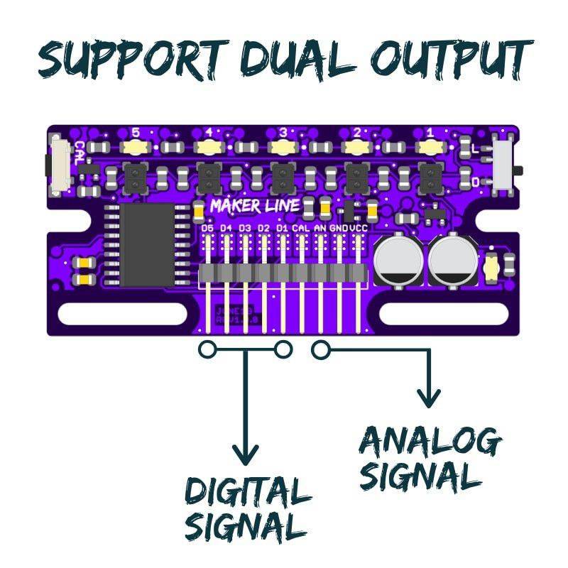 Maker Line: Simplifying 5 Channel Line Tracking Sensor For Beginner - Image 4