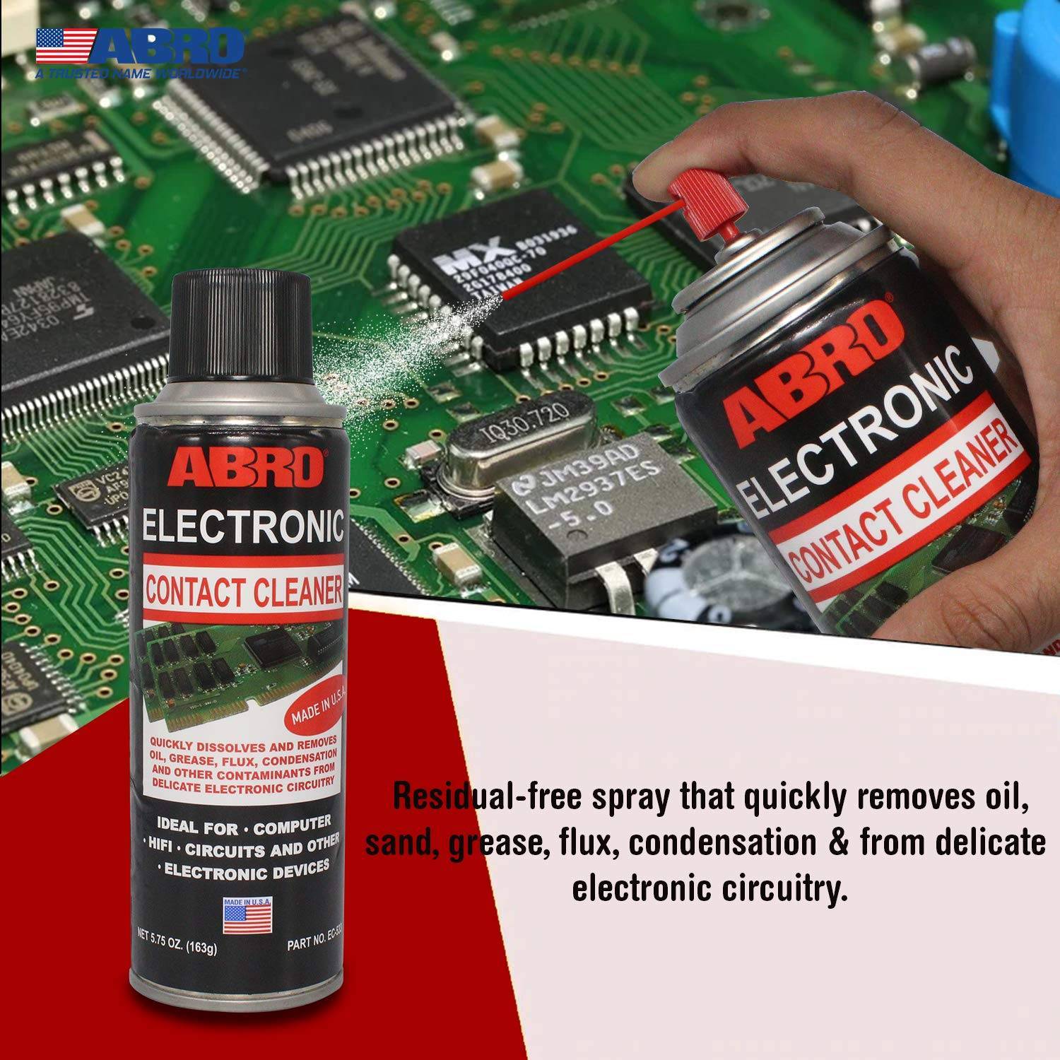 ABRO EC-533 Electronic Contact Cleaner - Image 4