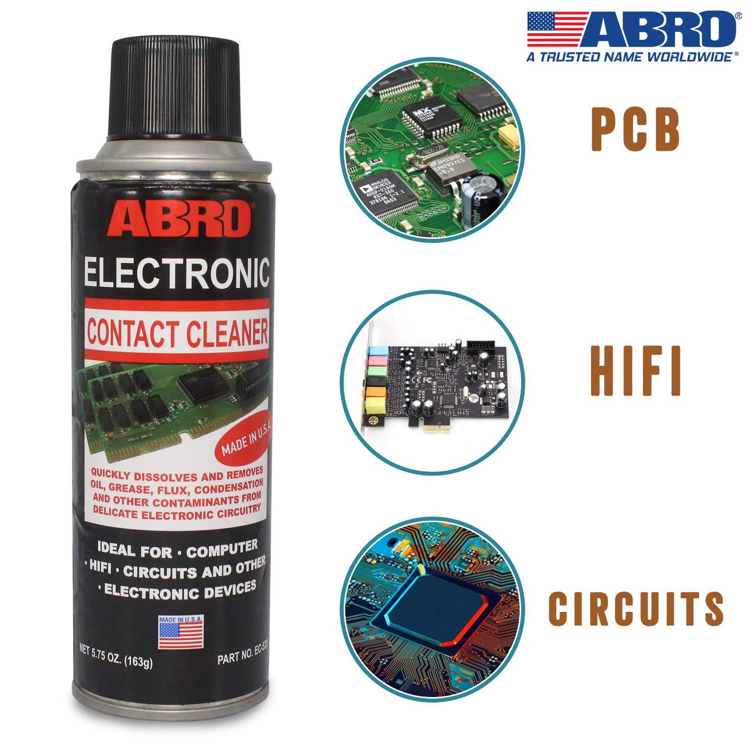 ABRO EC-533 Electronic Contact Cleaner - Image 5