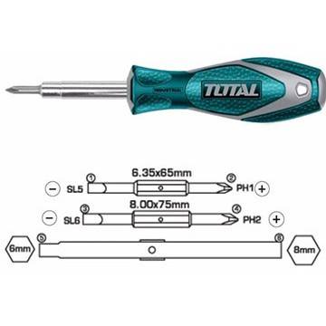 TOTAL 6 IN 1 Screwdriver Set - Image 2
