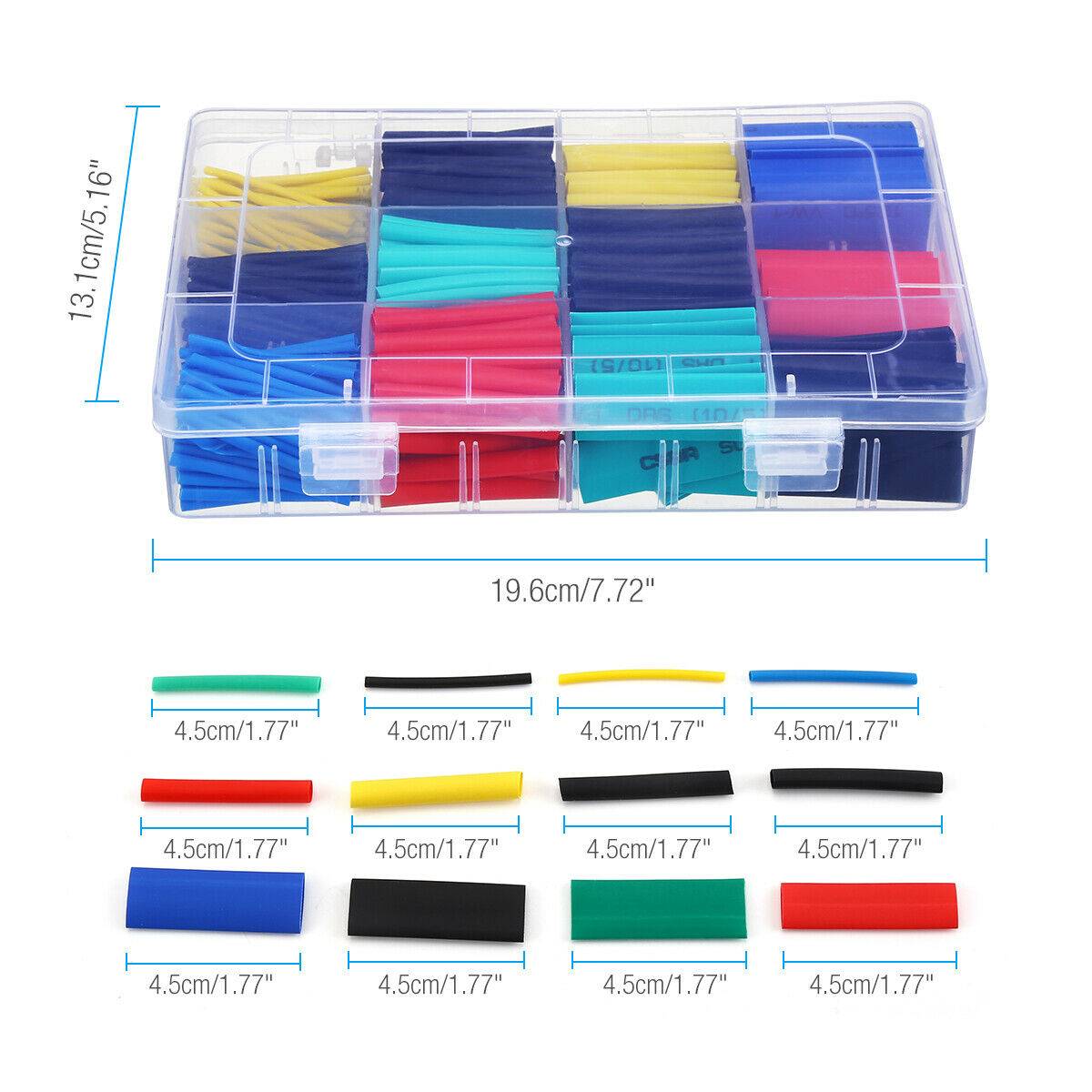 530 Pcs Heat Shrink Tubing Insulation Shrinkable Tube Assortment - Image 5