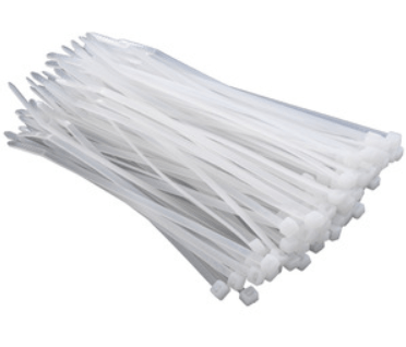 140×2.5mm Natural Nylon Standard Cable Tie (100pcs/pack)