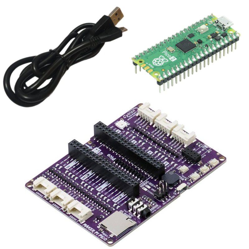 Maker Pi Pico & Kits: Simplifying Raspberry Pi Pico for Beginner V-MKR-PI-PICO - Image 3