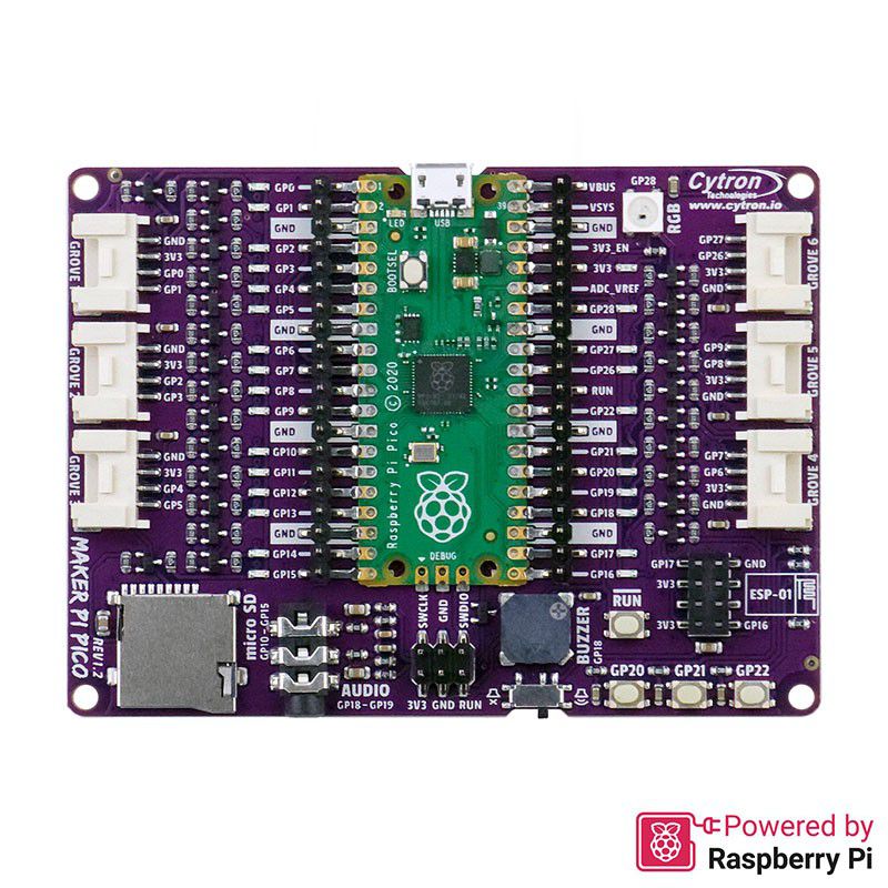 Maker Pi Pico & Kits: Simplifying Raspberry Pi Pico for Beginner V-MKR-PI-PICO - Image 9
