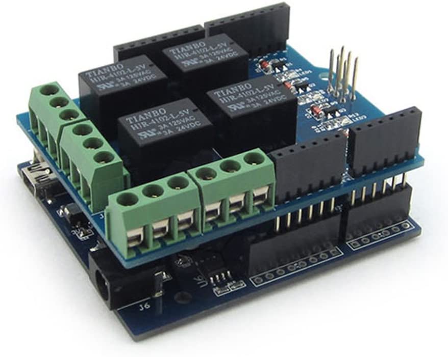 4 Channel 5V Relay Module Board Shield for Arduino - Image 3
