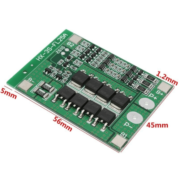 Lithium Battery Charger Protection Module (BMS) 3S 40A 12.6V - Image 2