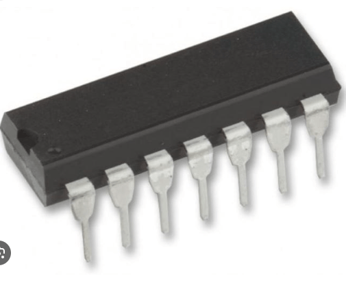 EF4013BP - IC, CMOS. Dual D-type flip-flop.
