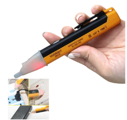 Voltage Tester Pen 1AC-D AC 90~1000V Power Detector With 2 AAA - Image 2