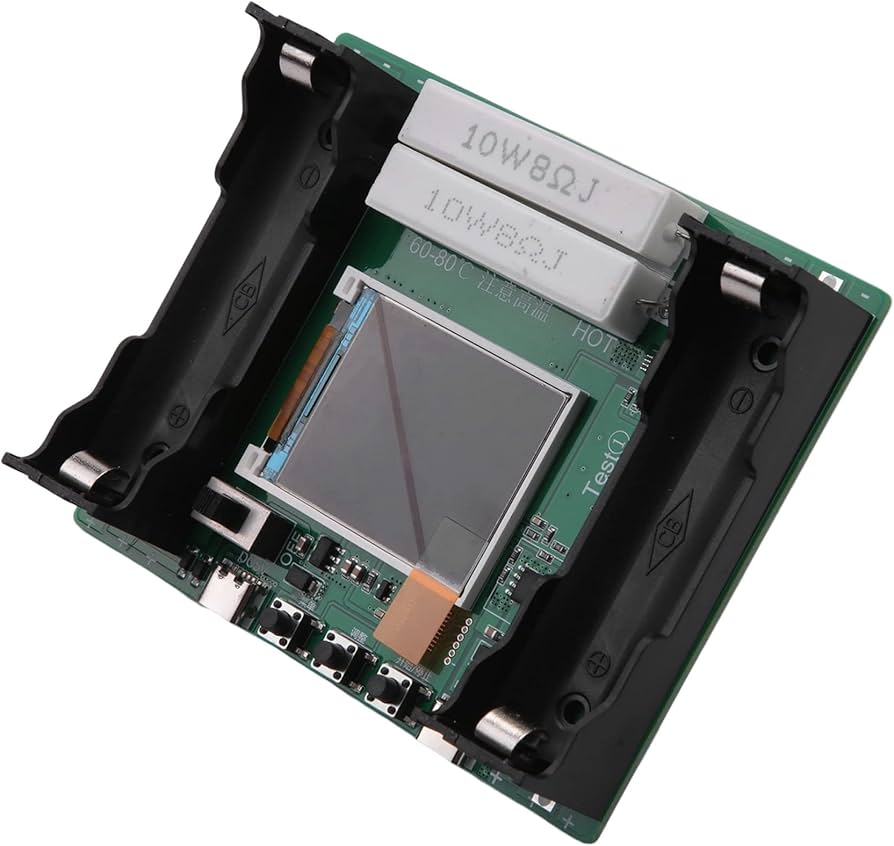 CH-3.0 2 Channel Battery Capacity Tester for 18650 Lithium Battery Voltage Current Indicator 1.77in TFT LCD Display Module - Image 6