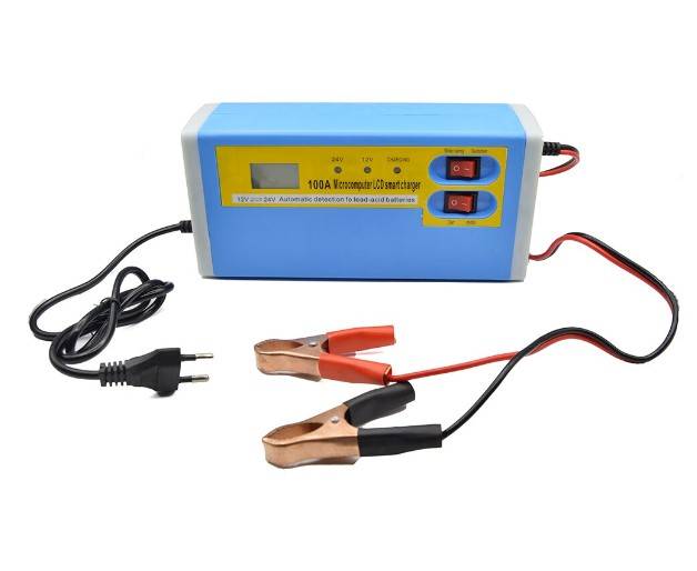 Automatic Smart Lead Acid Battery Charger 100A,12/24V
