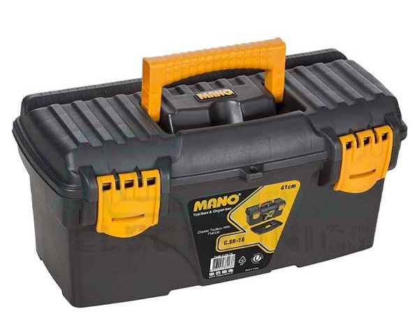 Mano C.SR-16 Plastic Toolbox Organizer – 16 Inch