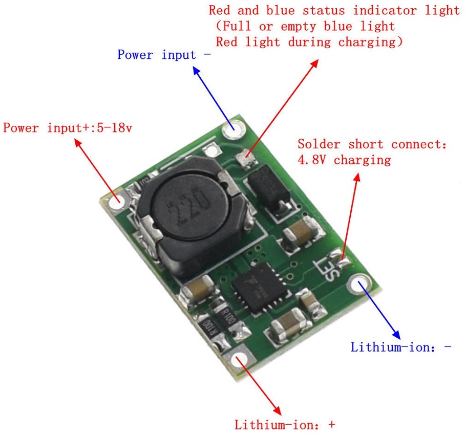 Single/Double Lithium Battery Charger Module TP5100 2A - Image 10