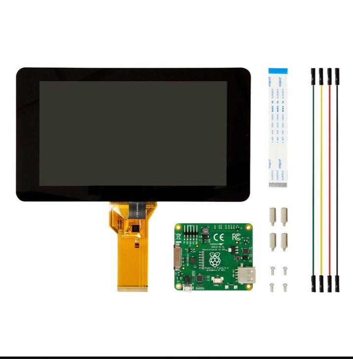 7" Official Raspberry Pi LCD Touch Screen 800x480 Capacitive - Image 3