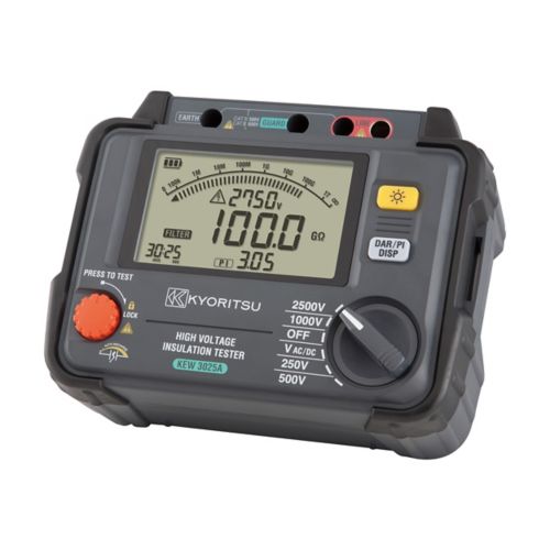Kyoritsu 3025A – 2.5kV High Voltage Digital Insulation Resistance Tester
