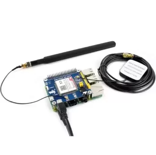SIM7600E-H 4G HAT for Raspberry Pi, LTE Cat-4 4G / 3G / 2G, GNSS - Image 2