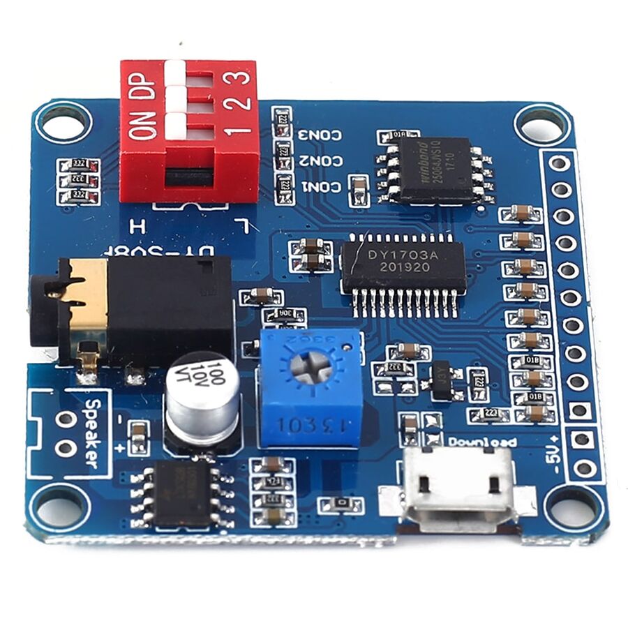 DY-SV8F Audio MP3 Playback Module 5W Music Sound Voice UART Arduino - Image 6