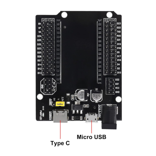 Expansion board For ESP32 30P With (Type-C , Micro USB) Dual Interface 30 Pin - Image 4