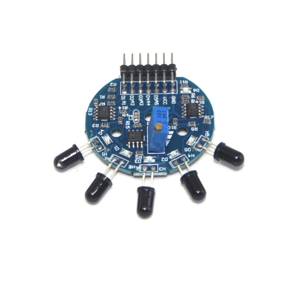 5 Channel Analog Digital Flame Sensor Module - Image 3