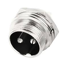 Chassis Mount Connector Plug 2 pin - Image 2