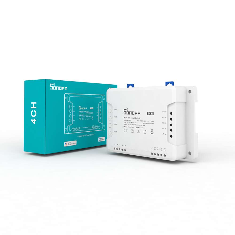 4-gang Wi-Fi Smart Switch with RF Control
