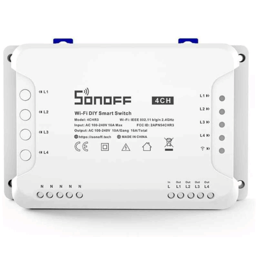 4-gang Wi-Fi Smart Switch with RF Control - Image 2