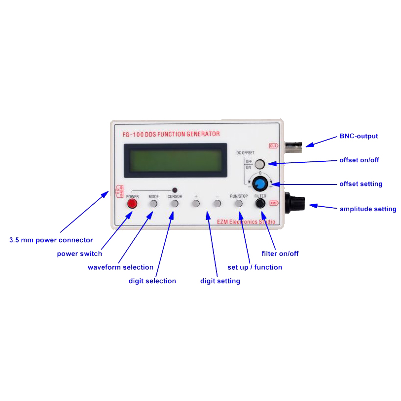 FG-100 DDS Function Generator - Image 7