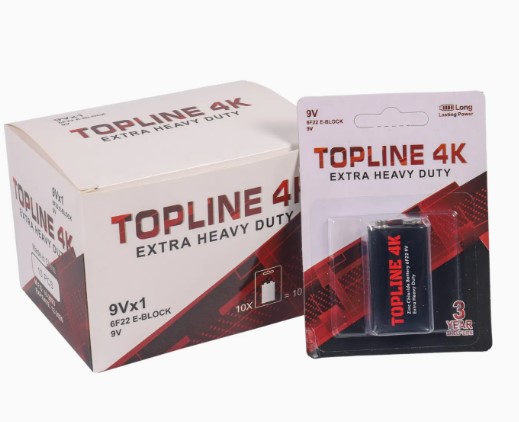 9V Topline Extra Heavy Duty Battery - Image 4