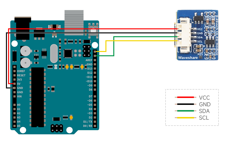 Waveshare 0.49" inch OLED Display Screen Module - Image 9