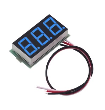 DC 0-100V LED Digital Voltmeter – 0.56" Blue Display - Image 3
