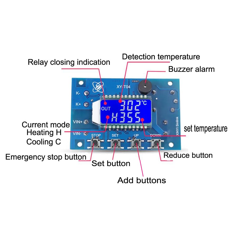 XY-T04 remote digital temperature controller - Image 2