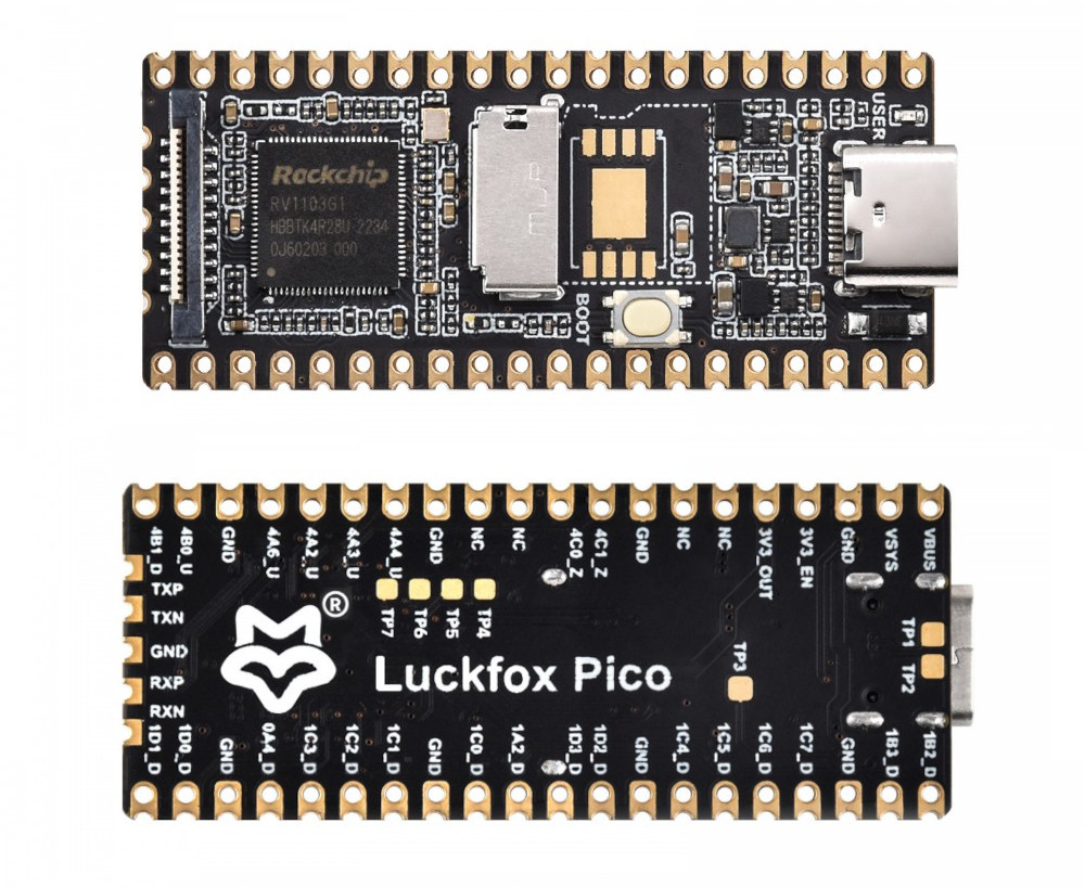 Luckfox Pico RV1103 – Linux Micro Dev Board (ARM Cortex-A7 / RISC-V / NPU / ISP) - Image 3