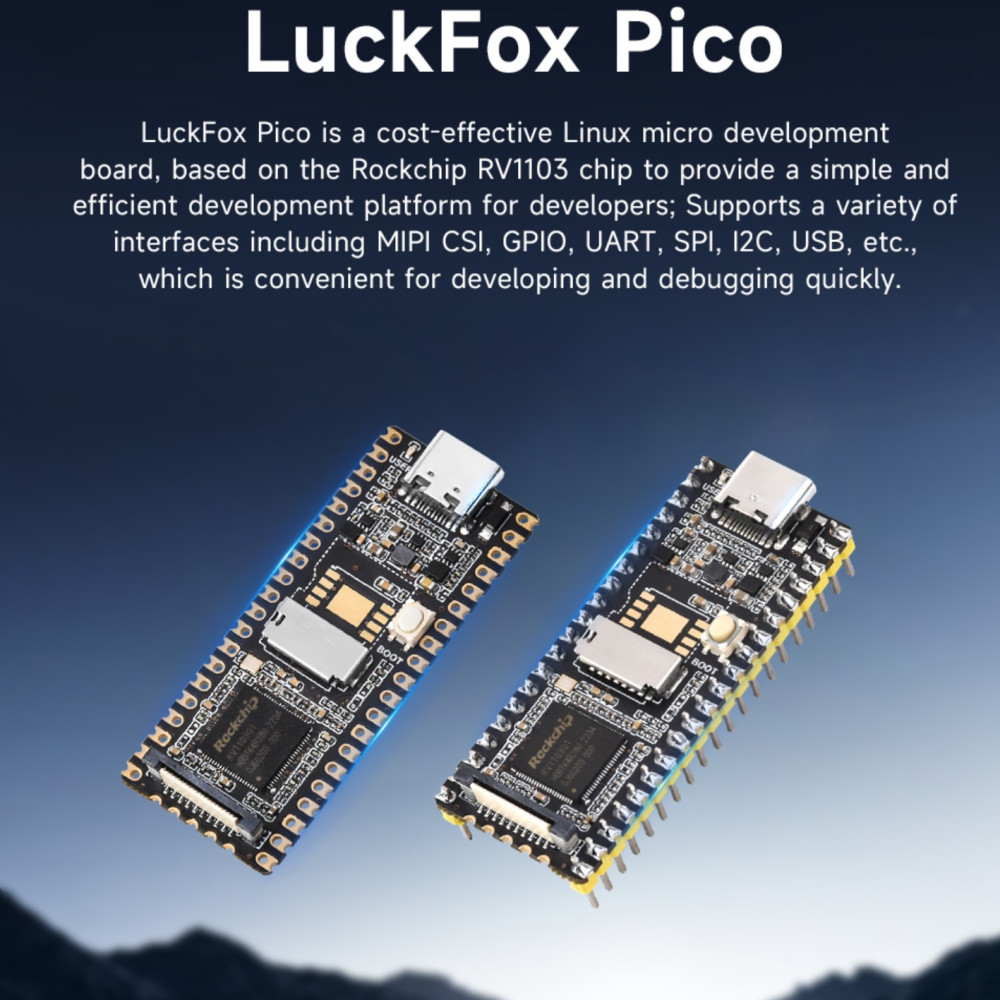 Luckfox Pico RV1103 – Linux Micro Dev Board (ARM Cortex-A7 / RISC-V / NPU / ISP) - Image 5