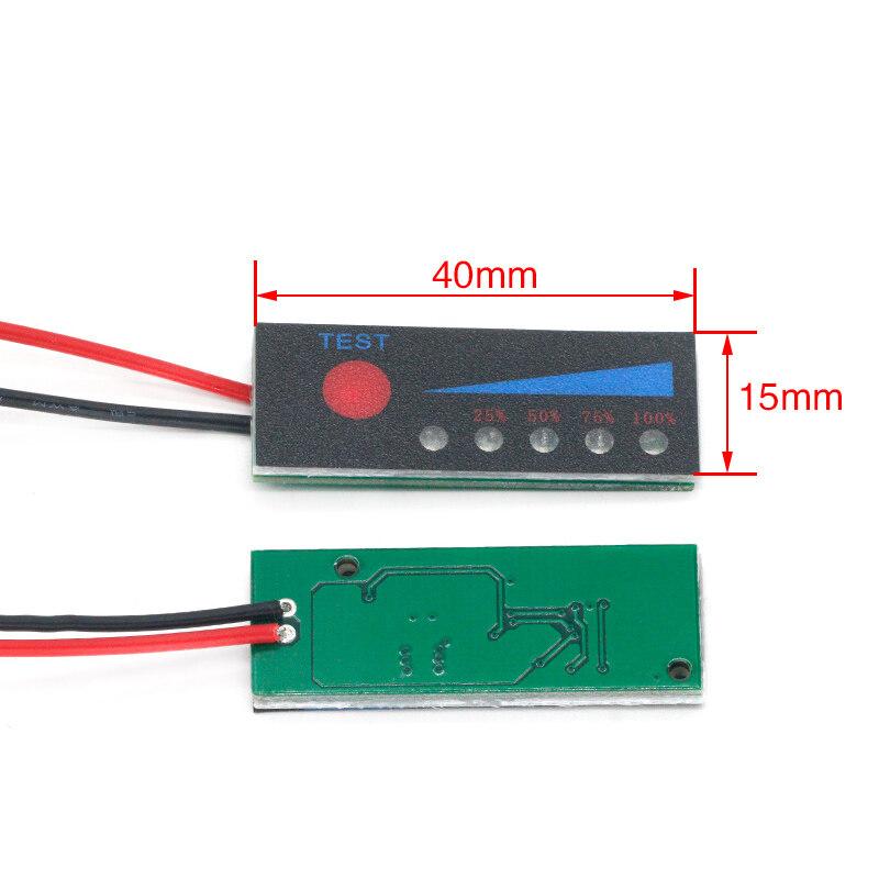 3.7V-72V Lithium Battery Power Detection Lamp Display Board - Image 6