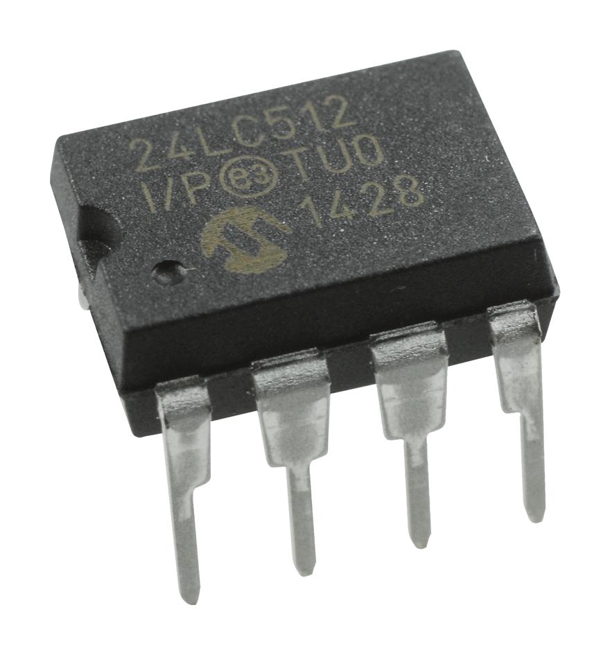 24LC512-I/P Microchip EEPROM - Image 2